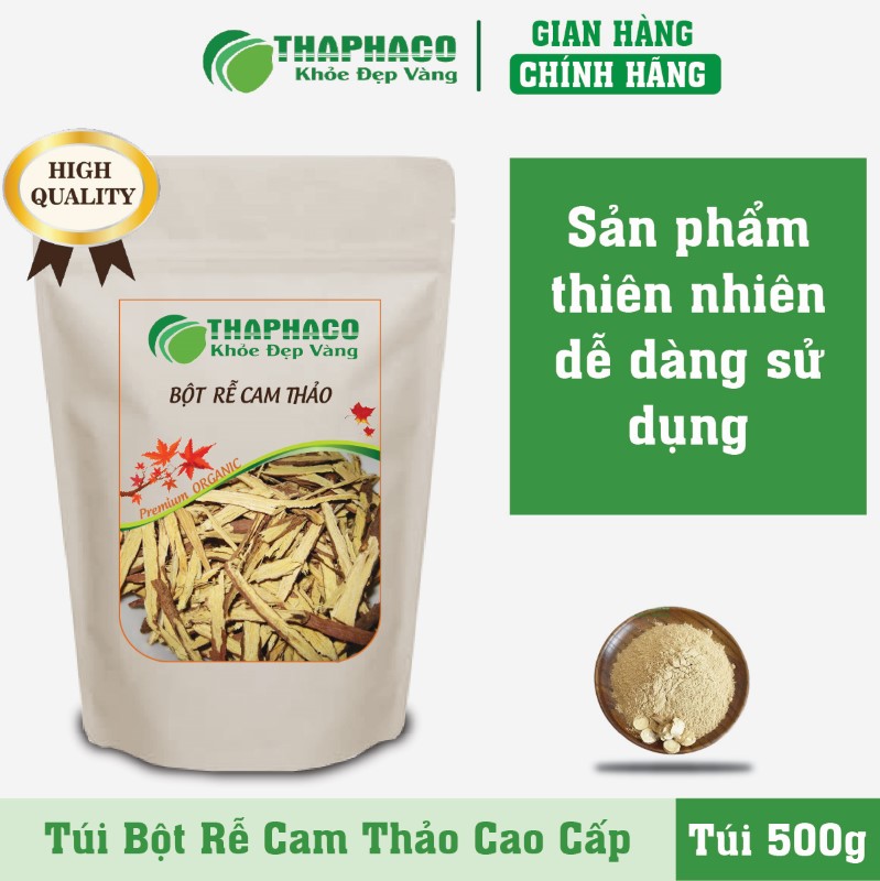 Trà bột rễ cam thảo thiên nhiên cao cấp chất lượng