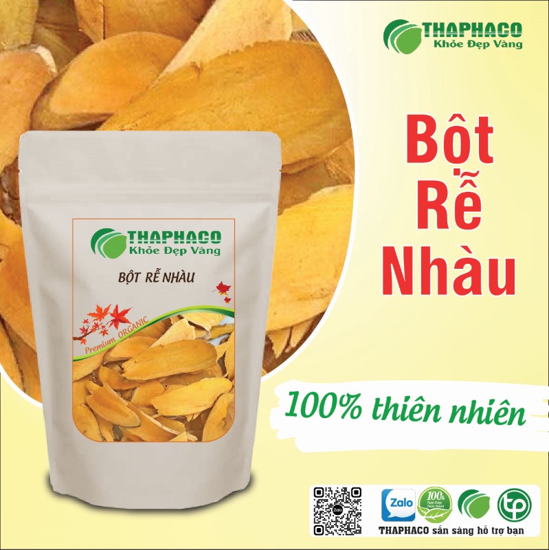 Trà bột rễ nhàu sấy khô nguyên chất
