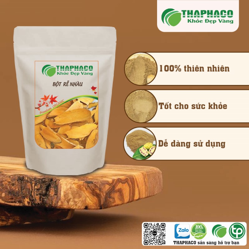 Trà bột rễ nhàu nguyên chất có công dụng gì?