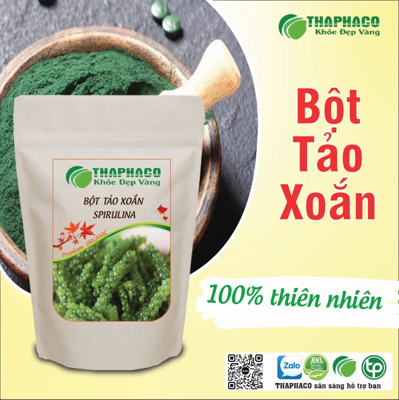 Trà bột tảo xoắn spirulina có công dụng gì?