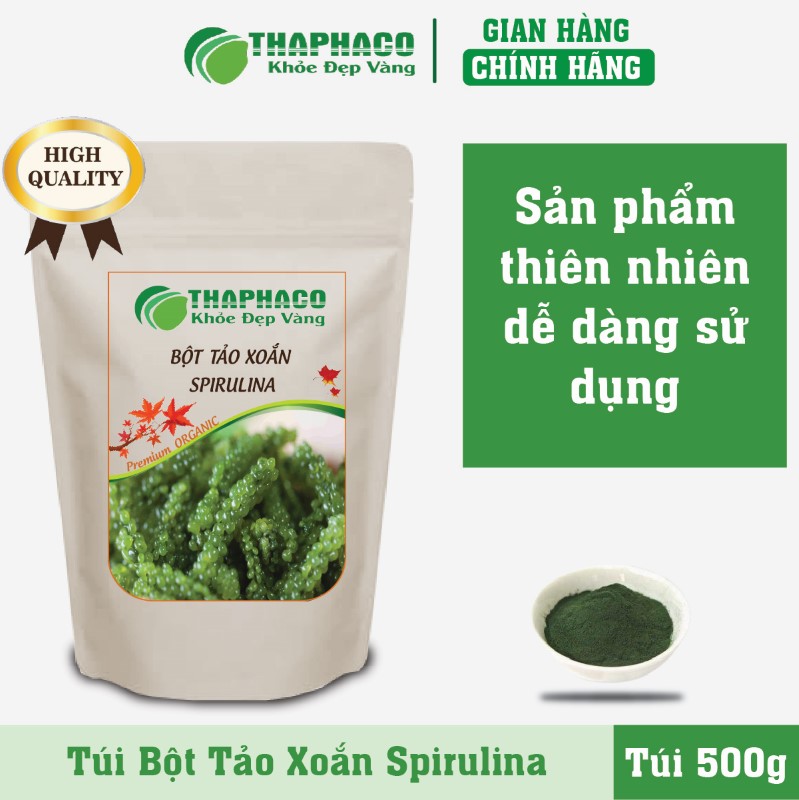 Trà bột tảo xoắn spirulina thiên nhiên cao cấp chất lượng