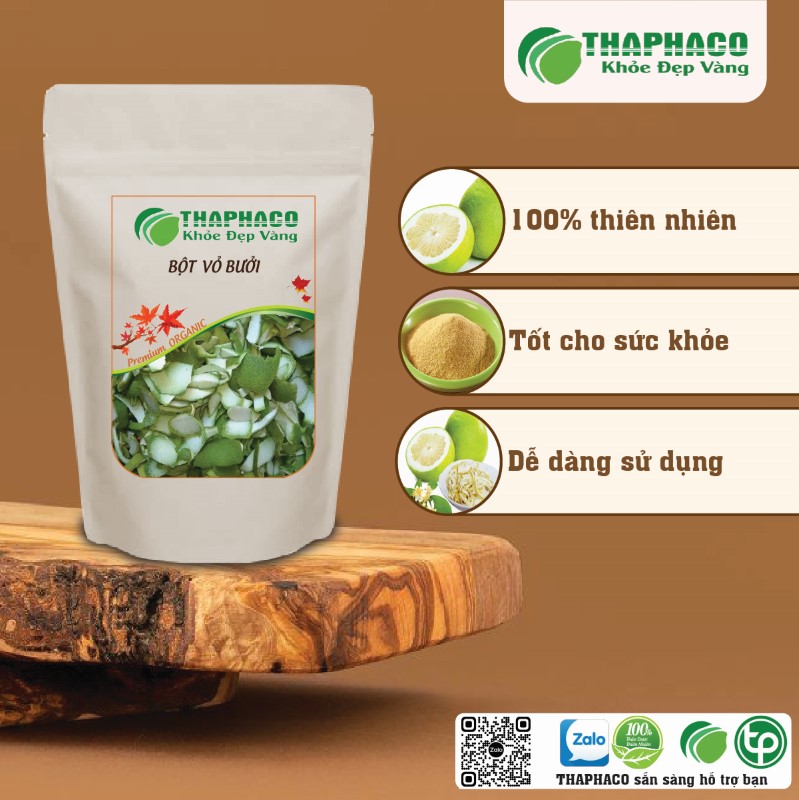 Trà bột vỏ bưởi sấy khô nguyên chất