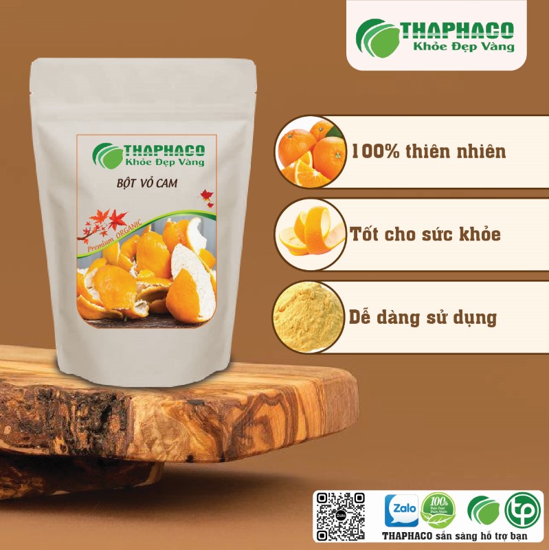 Công dụng của trà bột vỏ cam nguyên chất