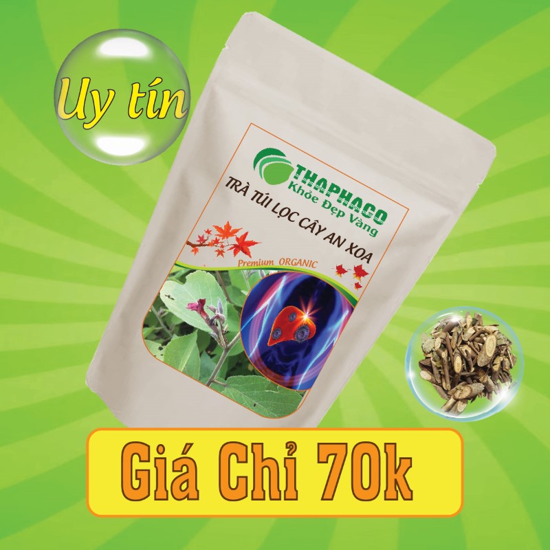 Nguyên liệu pha trà cây an xoa túi lọc có giá bán chỉ 70k