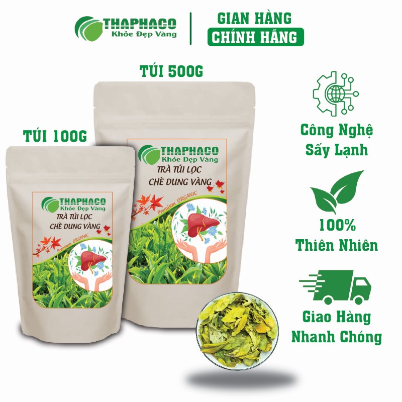 Nơi bán trà túi lọc chè dung vàng sấy khô giá tốt chất lượng tại TP.HCM