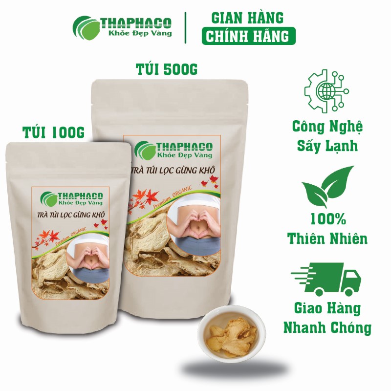 Địa chỉ bán trà túi lọc gừng khô giá tốt chất lượng tại TP.HCM 