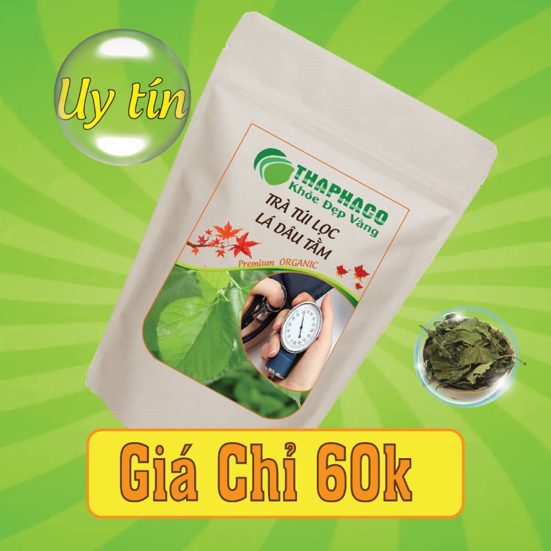 Nguyên liệu pha trà lá dâu tằm (tăng diệp) túi lọc có giá bán chỉ 60k