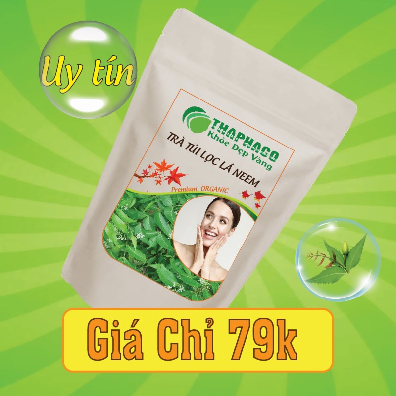 Nguyên liệu pha trà lá neem túi lọc có giá bán chỉ 70k