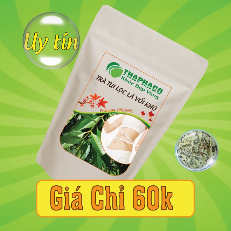 Nguyên liệu pha trà lá vối khô túi lọc có giá bán chỉ 60k