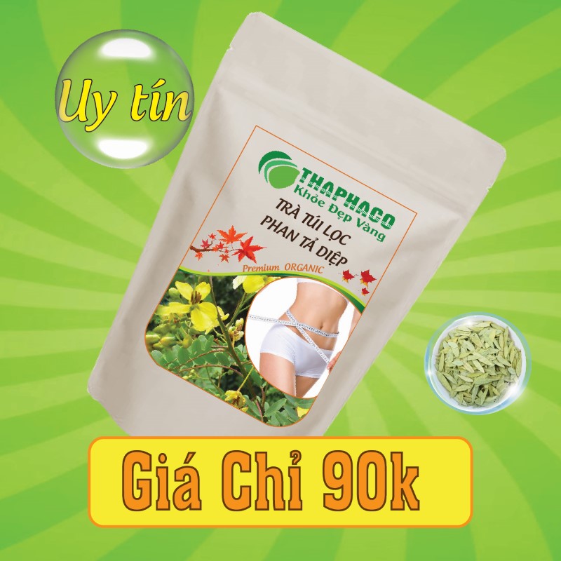 Nguyên liệu pha trà phan tả diệp túi lọc có giá bán chỉ 90k