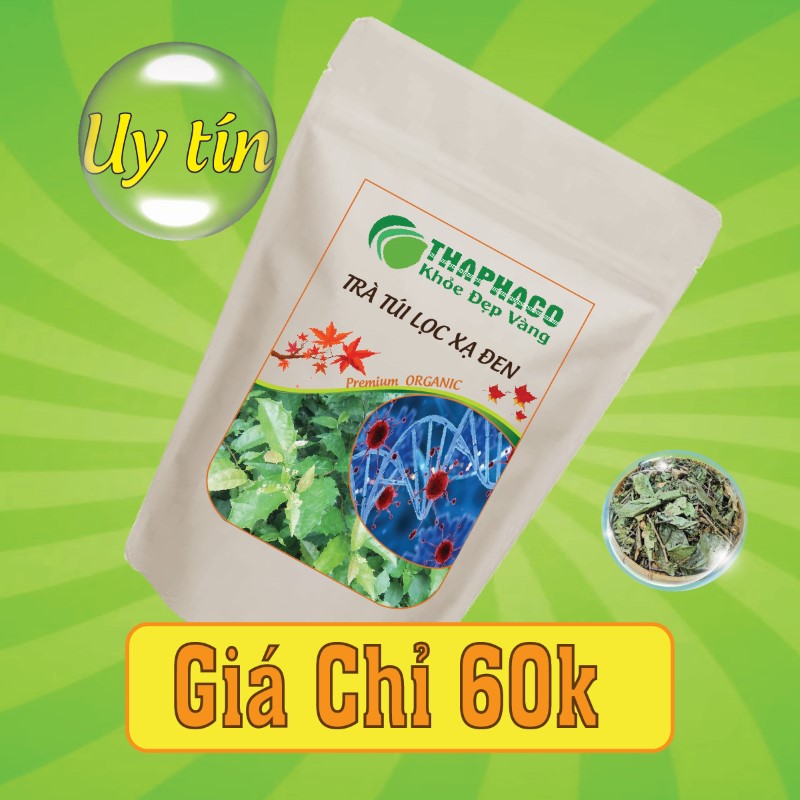 Nguyên liệu pha trà xạ đen túi lọc có giá bán chỉ 60k