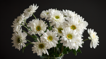 Hoa cúc trắng thể hiện lòng thành kính 