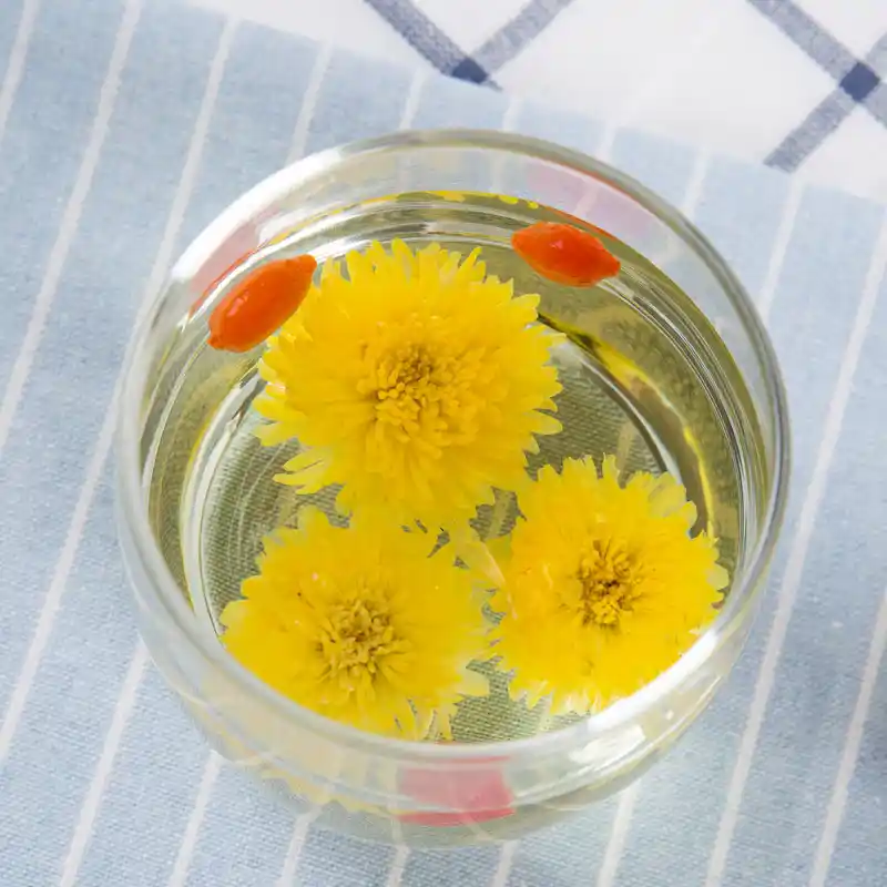 Hình ảnh trà hoa cúc vàng 