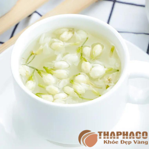 Hoa nhài nguyên liệu pha trà thơm ngon 