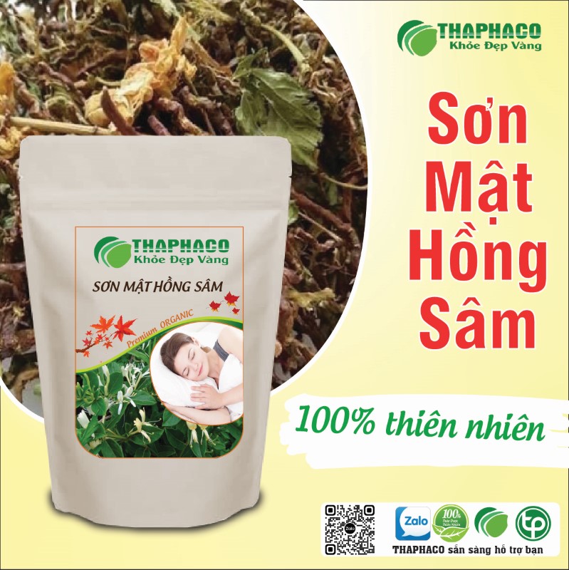 Trà sơn mật hồng sâm khô có tác dụng gì?