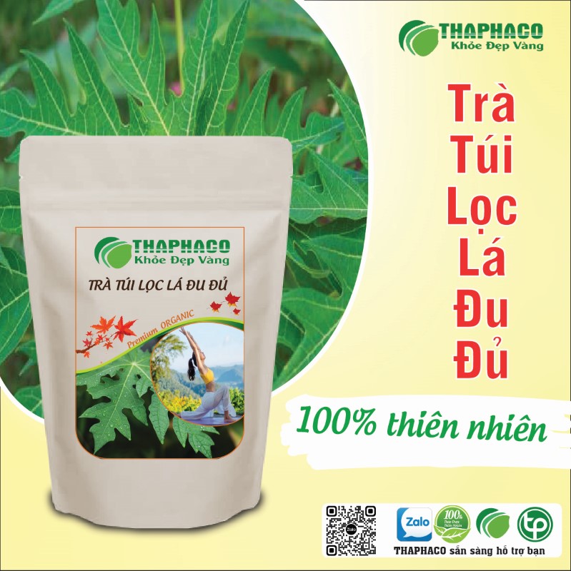 Trà túi lọc lá đu đủ khô có tác dụng gì?