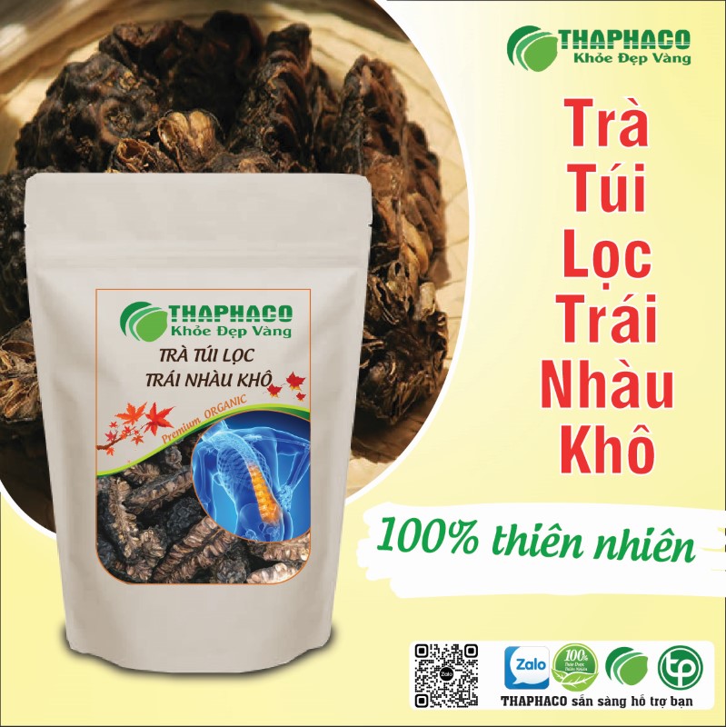 Trà túi lọc trái nhàu khô có tác dụng gì?