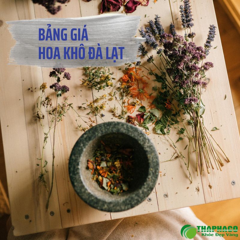 Bảng giá Hoa khô Đà Lạt Quý I/2026