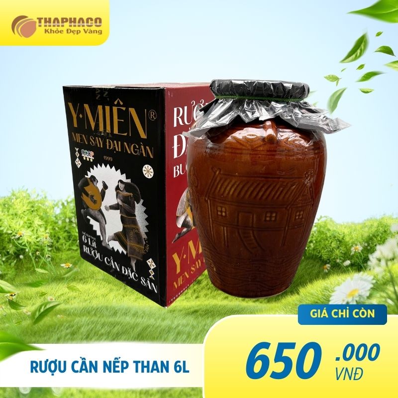 Mua rượu cần nếp than 6 lít tại TP.HCM 