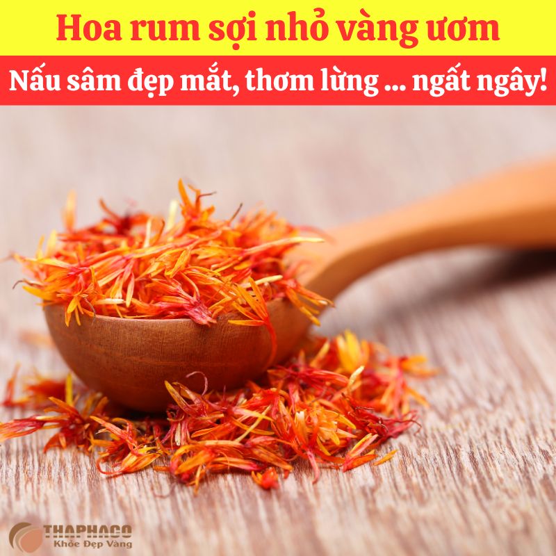 Hoa Rum Nguyên liệu Nấu Nước Sâm
