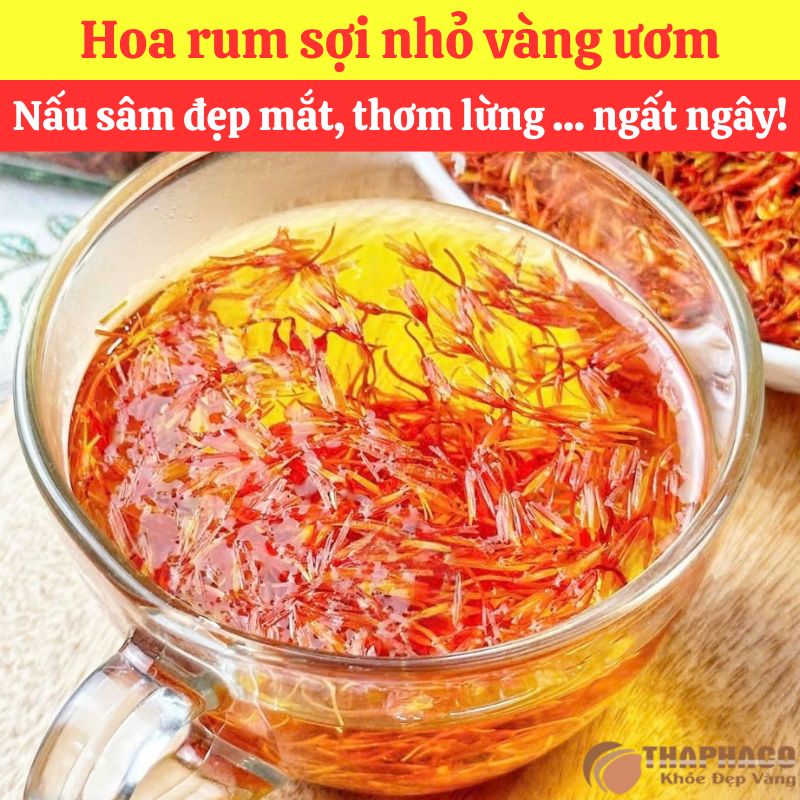 Mua sỉ Hoa Rum Nguyên liệu Nấu Nước Sâm tại THAPHACO
