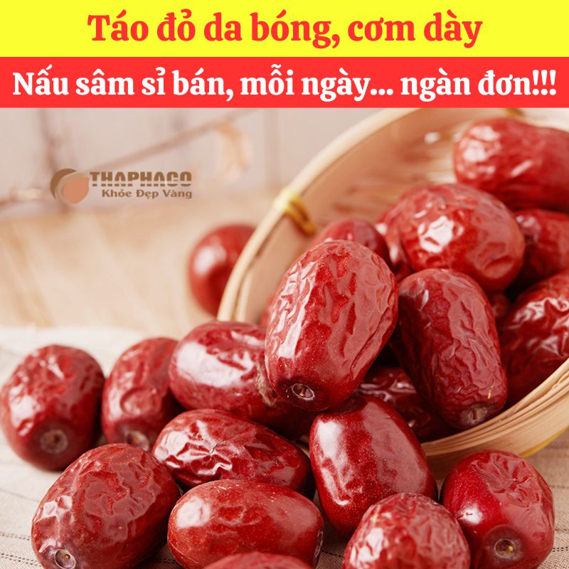 Táo Đỏ Nguyên liệu Nấu Nước Sâm