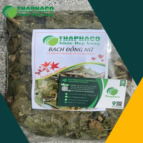 Sản phẩm bạch đồng nữ khô đã được kiểm định chất lượng, đóng gói cẩn thận tại THAPHACO.