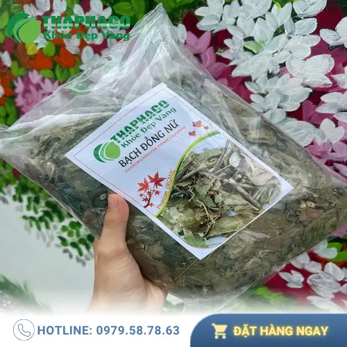 Ly trà Bạch Đồng Nữ đã pha sẵn thơm ngon