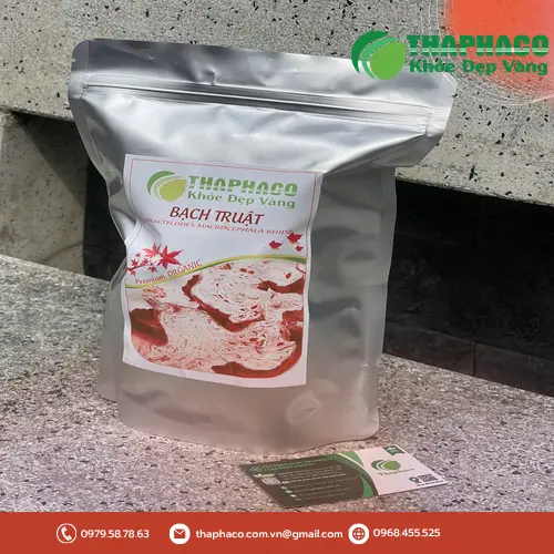Hình ảnh minh họa bạch truật khô chất lượng cao