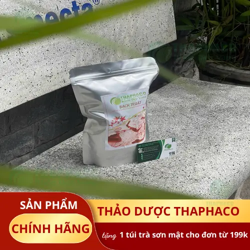 Các lát bạch truật khô THAPHACO với màu sắc tự nhiên