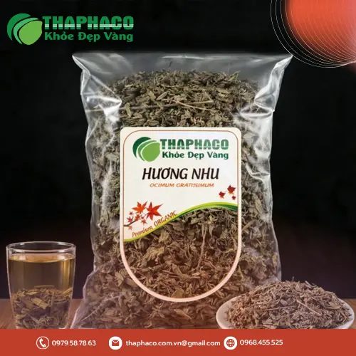 Gội đầu bằng nước hương nhu giúp tóc chắc khỏe