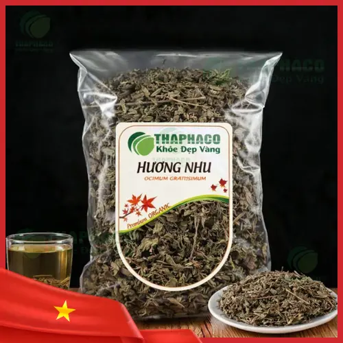 Hương nhu khô THAPHACO với quy trình sấy hiện đại, giữ trọn dưỡng chất tự nhiên