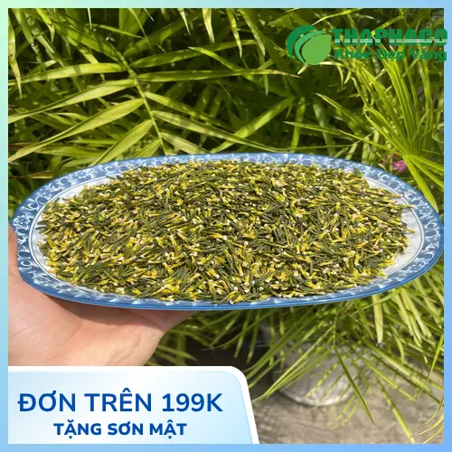 Sản phẩm tim sen sấy khô THAPHACO đóng gói
