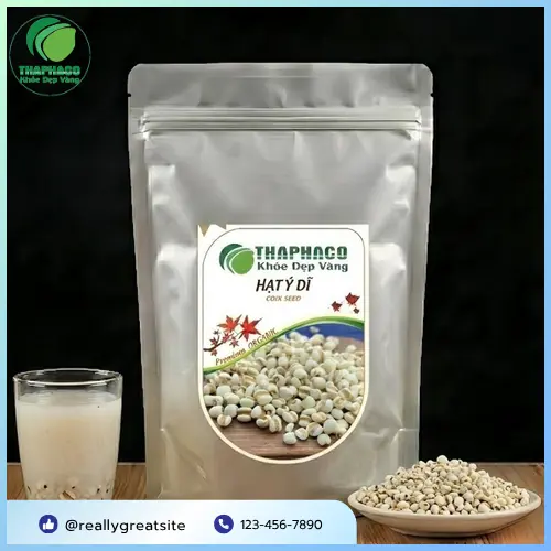 Quy trình chế biến ý dĩ chuẩn vệ sinh