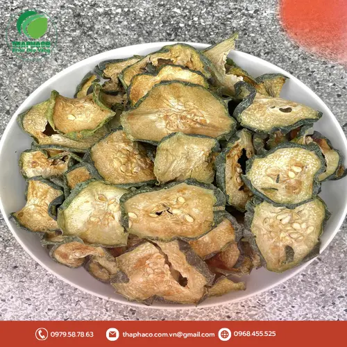 Hình ảnh bí đao tươi và bí đao sấy lạnh