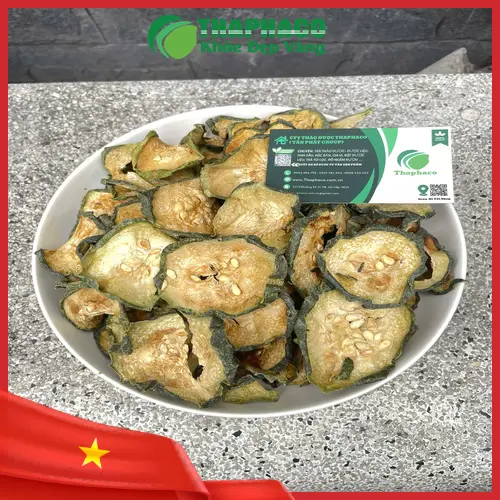 Đóng gói bí đao sấy lạnh chuẩn tại THAPHACO