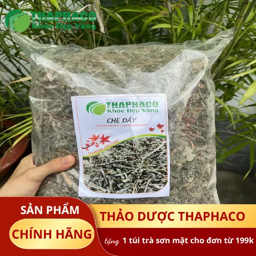 Chè dây khô nguyên chất với lớp tuyết trắng đặc trưng