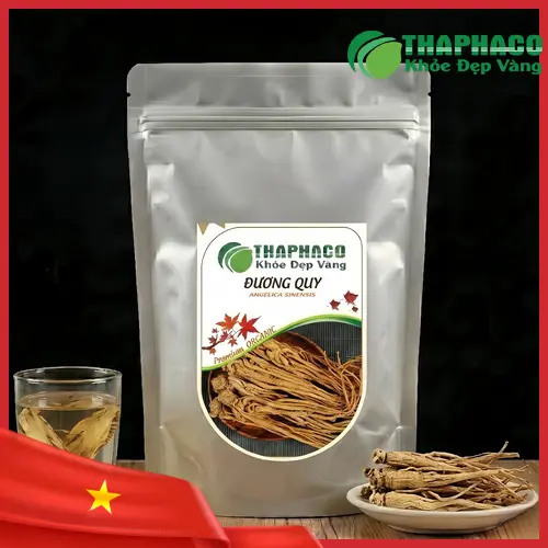 Hình ảnh trà Đương quy khô kết hợp các nguyên liệu khác