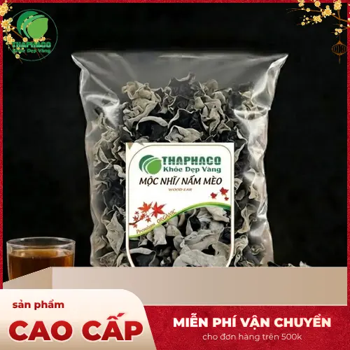Mộc nhĩ khô tự nhiên