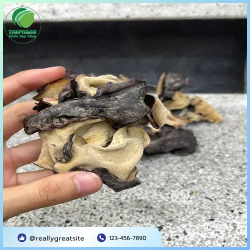 Đặc điểm mộc nhĩ khô chất lượng