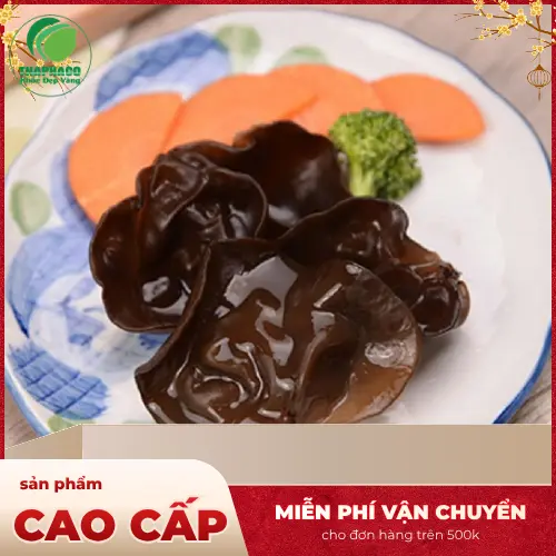 Mộc nhĩ sấy khô THAPHACO chế biến món ăn