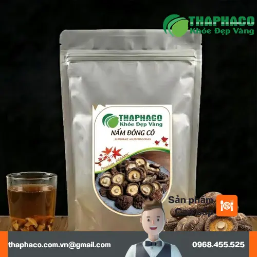 Nấm đông cô tươi chưa qua chế biến