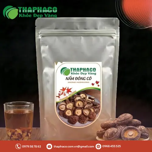 Nấm đông cô sấy khô THAPHACO chất lượng