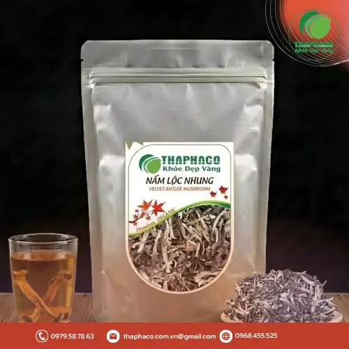 Nấm lộc nhung sấy khô chất lượng