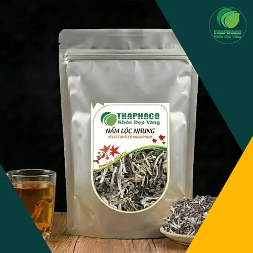 Nấm Lộc Nhung tươi làm canh chay