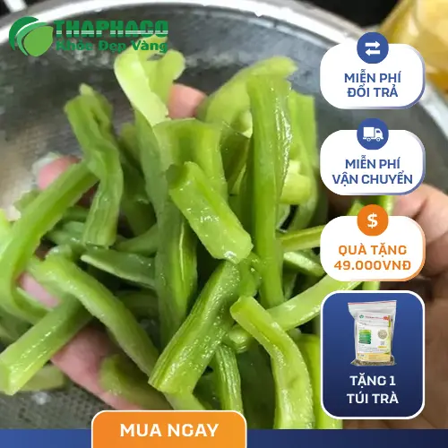 Cách sơ chế rau tiến vua khô