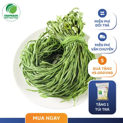Cách sơ chế rau tiến vua khô và thời gian ngâm đúng cách