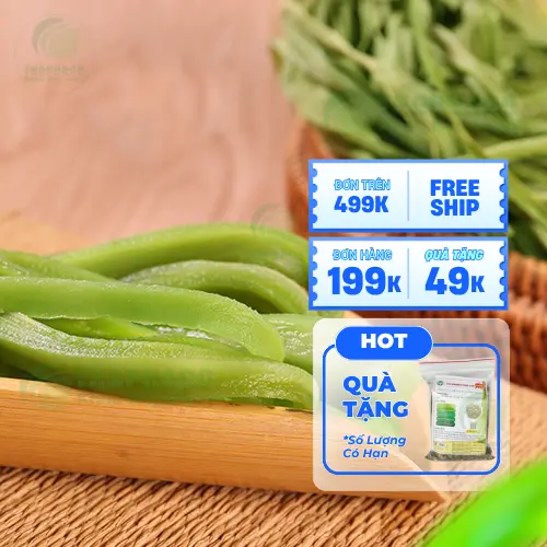 Rau tiến vua ngâm chua ngọt ăn kèm các món ăn