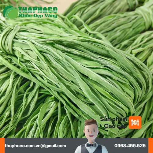 Cách sơ chế rau tiến vua khô để giữ độ giòn