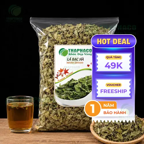 Lá bạc hà khô nguyên chất
